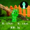 Decoración Luminosa de Animales Creativos Transfronteriza Oruga Planta en Maceta Micro Paisaje Decoración Resina Adorno DIY Figura Pequeña