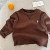 Camiseta de Manga Larga para Niños 2026 Otoño Estilo Japonés para Niños Color Sólido Camiseta Base Ropa Exterior para Bebé Top para Niños Pequeños Venta al por Mayor