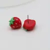 Pendientes de resina con diseño de dibujos animados en color mate transfronterizos pendientes lindos pendientes pendientes pendientes de personalidad nuevos festivos