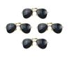 Gafas de Sol Pequeñas Negras DIY Hecho a Mano Yeso Aromaterapia Oso Gafas Accesorios para Funda de Teléfono Móvil Bulldog Gafas de Sol Pequeñas