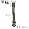 Pulsera de Paracord Multifuncional de Siete Hilos para Supervivencia en la Naturaleza con Cuchillo de Supervivencia