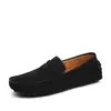 Zapatos de hombre entrega única clásico de moda británica casual mocasines slip-on zapatos de talla grande transfronterizos mocasines de cuero genuino