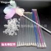 Palo de hada material hecho a mano Caliente Nuevo divertido palo de gato accesorios diy con anillo alambre de acero tubo de plástico duro transparente PVC