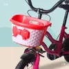Cesta para carro infantil Cesta para bicicleta Cesta frontal para criança Cesta frontal para bicicleta de montanha Quadro de bicicleta Cesta de plástico Acessórios universais para bicicleta