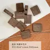 Xu artesanía al por mayor accesorios de madera de ala de pollo pieza redonda pieza cuadrada barril de personalidad cuentas cuentas de tubo recto cuentas pulsera de cuentas accesorios DIY joyería
