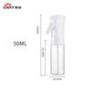 Spot atacado 50ML80ML frasco spray plástico transparente portátil perfume cosméticos engarrafado álcool pequeno regador