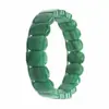 Pulsera Popular Transfronteriza de Piedra Natural Cristal Superficie Lisa Piedra Ojo de Tigre Ágata India Pulsera Fábrica Venta al por Mayor