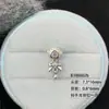 Arete de Hueso de Oreja de Acero de Titanio 316L con Colgante de Pata de Oso Estilo Dulce-Genial, Amigable para Dormir Sin Quitar, Joyería para Piercing de Oreja con Rosca Externa