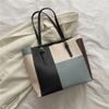 Nova bolsa tote de grande capacidade para o dia a dia, bolsa de ombro feminina 2022 nova tendência outono, bolsa grande portátil texturizada