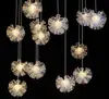 Novos Adereços de Casamento Anel de Lua Luminoso de Acrílico Lustre Decoração de Teto de Casamento Cordão de Luz