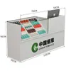 Balcão de Caixa de Supermercado com Display Integrado para Contagem de Cigarros Rack de Cigarros para Loja de Conveniência Combinação de Balcão e Rack para Cigarros Novo Armário de Cigarros com Gaveta