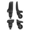 Equipaje maleta rueda accesorios repuesto rueda universal rueda resistente al desgaste rueda giratoria maleta de tela polea rueda en stock