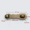 Hebilla de Cerradura Antigua China Hebilla de Cobre Puro Hebilla de Puerta Perno de Puerta Cerradura de Puerta de Madera Maciza Antigua Almohadilla de Nariz Candado de Nariz Perno Completamente de Cobre