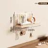 Estante de pared, instalación sin taladro, perfecto para dormitorios estudiantiles, imprescindible para recámaras, divisor de pared, cesta colgante, estante de almacenamiento