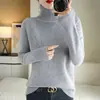 Suéter clásico de manga larga, corte holgado, con cuello camisero, jersey para mujer, estilo casual y sencillo, tejido de alta calidad, versátil, talla grande, adecuado para otoño e invierno, y para ventas transfronterizas