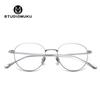 Gafas frescas de madera STUDIOMUKU basadas en la estética retro de la puntuación oriental, montura de gafas retro, montura superior de gafas retro