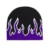 Gorro de punto Jacquard con llama de explosión caliente transfronteriza, fuente de comercio exterior de Amazon AliExpress, fábrica al por mayor