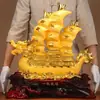 Adorno de Velero de una Vela Navegación Suave Manualidad Escritorio de Oficina Feng Shui Sala de Estar del Hogar Decoración de Gabinete de Vino