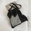 Bolsa Ita Transparente Bidimensional de Grande Capacidade 2026 Moda Novo Produto Bolsa Tote de Ombro Único com Design de Laço Mochila Multiuso