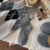 Meias Novas Outono e Inverno Meias Femininas com Laço Grande Meias Caneladas de Cor Sólida Meia-Calça Sem Costura Versátil Estilo Coreano Meias Cinzas