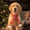 Novo Cruzamento Animal de Estimação Natal Gato Cachorro Sino Cachecol de Tricô Fofo Aquecedor de Pescoço Decorações para Animais de Estimação