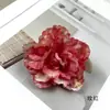 Pintura a Óleo Simulada Peônia Seca Flores Artificiais Vintage Arranjo de Flores de Casamento Grampo de Cabelo de Orquídea Adorno de Cabeça de Flor Materiais DIY Pequenos Enfeites