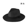 Sombrero de Jazz Grande de Ala Larga para Hombre Estilo Coreano Sombrero de Sol de Viaje de Verano para Vacaciones en la Playa Sombrero de Sol Panama Sombrero de Sol de Ala Grande