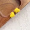 Dopamina Cor Sólida Simétrico Redondo Coração Liga Simples Esmalte Gota de Óleo Pingente DIY Acessórios de Joias Feitos à Mão