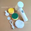 Venta Directa de Fábrica Cepillo Mágico Recargable Limpieza del Hogar Lavado de Platos Bañera Cepillo Eléctrico de Limpieza Cepillo para Bañera Baño
