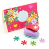 Ferramenta de Estampagem de Flores de 1,5'' Trevo de Quatro Folhas Máquina de Estampagem DIY Furador Redondo Hexagonal para Diário Furador de Flor Hexagonal