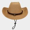 Americano novo ao ar livre brim moldar grande aba chapéu de sol dos homens e mulheres estilo ocidental Denim estilo chapéu de palha maré chapéu de pescador