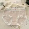 Ropa interior de algodón puro para mujer de cintura media, cómoda y transpirable, diseño simple estilo japonés, 10A antibacteriana, entrepierna 100% algodón, bragas para mujer
