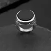 Anillos de Moda Europeos y Americanos, Anillos Dominantes Exagerados de Zirconia con Diamantes Grandes para Hombres, Anillos Creativos de Lujo Ligero Micro-Incustados para el Dedo Índice Venta al por Mayor