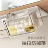 Gabinete de espejo transfronterizo con cajones de almacenamiento tipo caja, organizador de cosméticos para baño, toallitas desmaquillantes, lápiz labial, hisopos de algodón, estante de almacenamiento transparente de PET