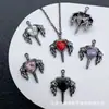 Pingente Pendente Colorido Preservador de Cor Estilo Doce Fresco Coração Asas Espada Gótica Pingente Pingente DIY Brincos de Contas Pulseira Colar Acessórios