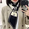 Bufanda de Punto Pied de Poule para Mujer Invierno 2023 Nueva Versátil Estilo Coreano Decorativa Elegante Bufanda Perezosa Bufanda de Doble Cara