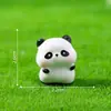 Pelúcia de Panda Fofo com Decorações DIY de Bambu Acessórios para Pendurar Carro Mesa Paisagem em Miniatura Pequenos Enfeites