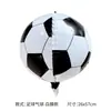 Nuevos Globos Transfronterizos para el Mundial 2026 Decoraciones con Forma de Balón de Fútbol de 18 pulgadas Suministros para Fiestas de la Eurocopa en Stock