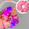 Anillo para el pelo LED luminoso más vendido anillo de intestino grueso transfronterizo europeo y americano disco disco tocado parpadeante cuerda para el pelo anillo para el pelo de salchicha gorda lote