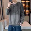 Sudadera Talla Grande M-8XL Diseño de Línea 3D Sudadera con Estampado Nuevo 2026 Hombre Otoño Talla Grande Holgada