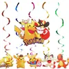 Punto Nuevo Pokemon Bola Pikachu Tema Fiesta de Cumpleaños Evento Decoración de Fiesta Plato de Papel Desechable Vaso de Papel Banderín