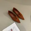 Tres Alturas~Nuevos Tacones Altos Retro de Gamuza Puntiagudos con Corte en V para Mujer, Zapatos de Salón Versátiles para el Trabajo, Estilizados, de Boca Baja, con Temperamento