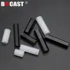 PA66 cor natural coluna hexagonal bidirecional M2-10 coluna de nylon coluna de isolamento pino espaçador coluna espaçadora coluna de almofada plástica