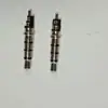Enchufe de audio y video macho de 4 polos DC3.5 OD4.5 disco de 23.5 mm de largo niquelado