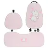 Cojín de Asiento de Coche de Dibujos Animados Lindo de Verano, Cojín de Asiento de Coche Transpirable y Cómodo, Universal para Todas las Estaciones, Accesorios de Interior de Coche para Niñas