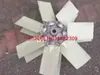 Ventilador de escape de compresor de aire 5 aspas Aspa de ventilador de enfriamiento para máquina de tornillos Impulsor de ventilador de flujo axial Aspa de ventilador de torre de enfriamiento Nylon