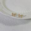 Pendientes de lazo con perlas de aceite de moda 2023, plata s925, elegantes, combinables, japoneses y coreanos.