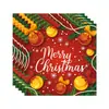 Campana Navideña Tema Copo de Nieve Vajilla Decoración Ambiente de Fiesta Vaso de Papel Servilleta Cuchillo Tenedor Cuchara Plato Desechable de Papel