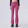 Pantalones de Yoga Otoño e Invierno para Mujer, Pantalones Deportivos Acampanados Elásticos, Forro Polar, Cálidos, Adelgazantes, Cintura Alta, Levantamiento de Glúteos, Pantalones de Fitness Daw181