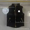 Comercio exterior transfronterizo chaleco de plumón para hombre estilo tijera canadiense con cuello alto otoño e invierno, chaqueta de alta gama con cuello alto de moda